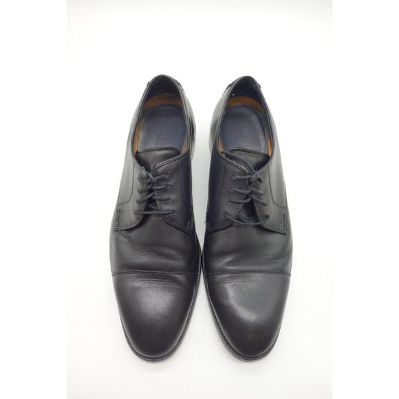 Cole Haan Black Leather Cap Toe Lace Up Oxfords Shoes Men\'s 9.5 W main image 10
